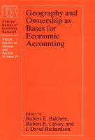 Book Cover for Geography and Ownership as Bases for Economic Accounting by Robert E Baldwin