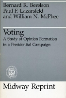 Book Cover for Voting by Bernard R. Berelson, Paul F. Lazarsfeld, William N. McPhee