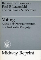 Book Cover for Voting by Bernard R Berelson, Paul F Lazarsfeld, William N McPhee