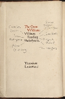 Book Cover for The Great William – Writers Reading Shakespeare by Theodore Leinwand