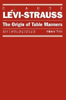 Book Cover for Mythologies Tables Manners by Claude Levi-Strauss