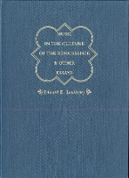 Book Cover for Music in the Culture of the Renaissance and Other Essays by Edward E. Lowinsky