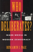 Book Cover for Who Deliberates? by Benjamin I. Page