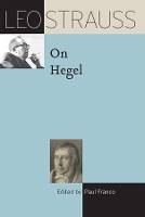 Book Cover for Leo Strauss on Hegel by Leo Strauss