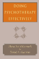 Book Cover for Doing Psychotherapy Effectively by Mona Sue Weissmark, Daniel A. Giacomo