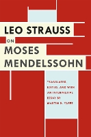 Book Cover for Leo Strauss on Moses Mendelssohn by Leo Strauss