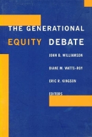 Book Cover for The Generational Equity Debate by John Williamson