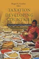 Book Cover for Taxation in Developing Countries by Roger Gordon