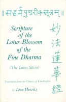 Book Cover for Scripture of the Lotus Blossom of the Fine Dharma by Leon Hurvitz