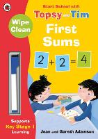 Book Cover for Wipe-Clean First Sums: Start School with Topsy and Tim by Jean Adamson