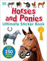 Book Cover for Horses and Ponies Ultimate Sticker Book by DK