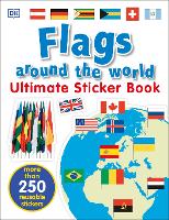 Book Cover for Flags Around the World Ultimate Sticker Book by 