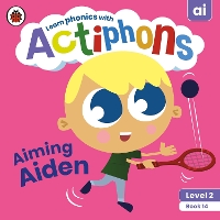 Book Cover for Actiphons Level 2 Book 14 Aiming Aiden by Ladybird