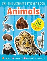 Book Cover for Ultimate Sticker Book Animals by DK