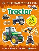 Book Cover for Ultimate Sticker Book Tractor by DK