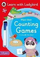 Book Cover for Counting Games: A Learn with Ladybird Wipe-clean Activity Book (3-5 years) by Ladybird