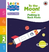 Book Cover for Learn with Peppa Phonics Level 2 Book 5 – To the Moon! and Peeking in Rock Pools (Phonics Reader) by Peppa Pig