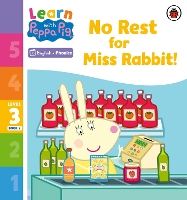 Book Cover for Learn with Peppa Phonics Level 3 Book 2 – No Rest for Miss Rabbit! (Phonics Reader) by Peppa Pig