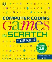 Book Cover for Computer Coding Games in Scratch for Kids by Jon Woodcock