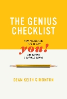 Book Cover for The Genius Checklist by Dean Keith (Distinguished Professor Emeritus, University of California, Davis) Simonton