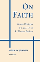 Book Cover for On Faith by Thomas Aquinas