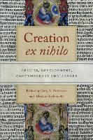 Book Cover for Creation ex nihilo by Gary A. Anderson