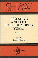 Book Cover for Shaw Shaw and the Last Hundred Years by Bernard F. Dukore