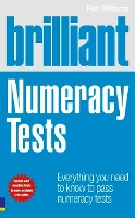 Book Cover for Brilliant Numeracy Tests by Rob Williams