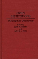 Book Cover for Open Institutions by John W. Murphy