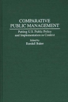 Book Cover for Comparative Public Management by Randall Baker