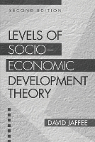 Book Cover for Levels of Socio-economic Development Theory by David Jaffee