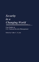 Book Cover for Security in a Changing World by Volker Franke