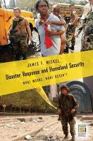 Book Cover for Disaster Response and Homeland Security by James Miskel