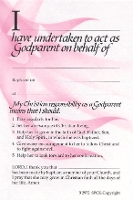 Book Cover for Godparent Card: Pink (2972) by SPCK