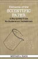 Book Cover for Elements of the Scientific Paper by Michael J. Katz