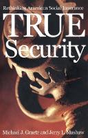 Book Cover for True Security by Michael J Graetz, Jerry L Mashaw