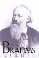 Book Cover for A Brahms Reader by Michael Musgrave