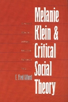 Book Cover for Melanie Klein and Critical Social Theory by C. Fred Alford