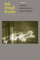 Book Cover for Yale French Studies, Number 127 by Matthew Senior