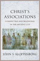 Book Cover for Christ’s Associations by John S. Kloppenborg