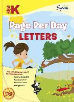 Book Cover for Pre-K Page Per Day: Letters by Sylvan Learning