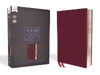 Book Cover for NASB, Thinline Bible, Bonded Leather, Burgundy, Red Letter, 1995 Text, Comfort Print by Zondervan