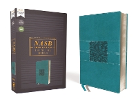 Book Cover for NASB, Thinline Bible, Leathersoft, Teal, Red Letter, 2020 Text, Comfort Print by Zondervan