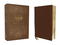 Book Cover for NASB, Thinline Bible, Genuine Leather, Buffalo, Brown, Red Letter, 1995 Text, Comfort Print by Zondervan