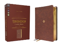 Book Cover for NKJV, Thompson Chain-Reference Bible, Large Print, Leathersoft, Brown, Red Letter, Comfort Print by Dr. Frank Charles Thompson