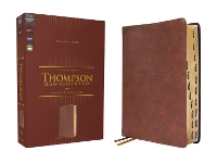 Book Cover for NKJV, Thompson Chain-Reference Bible, Leathersoft, Brown, Red Letter, Thumb Indexed, Comfort Print by Dr. Frank Charles Thompson