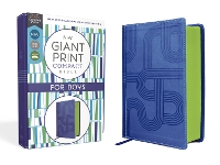 Book Cover for NIrV, Giant Print Compact Bible for Boys, Leathersoft, Blue, Comfort Print by Zondervan