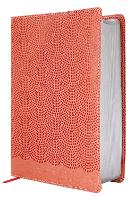 Book Cover for NIrV, Giant Print Compact Bible, Leathersoft, Peach, Comfort Print by Zondervan