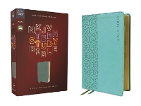 Book Cover for NKJV, Teen Study Bible, Leathersoft, Teal, Comfort Print by Zondervan