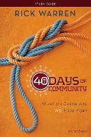 Book Cover for 40 Days of Community Bible Study Guide by Rick Warren